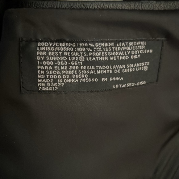 J. Ferrar leather jacket - Picture 3 of 5